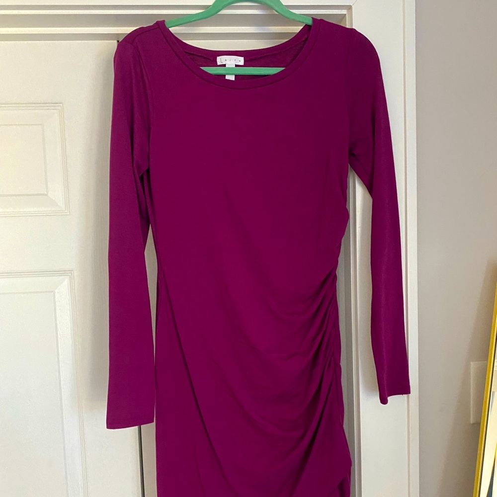 Leith ruched mini dress
